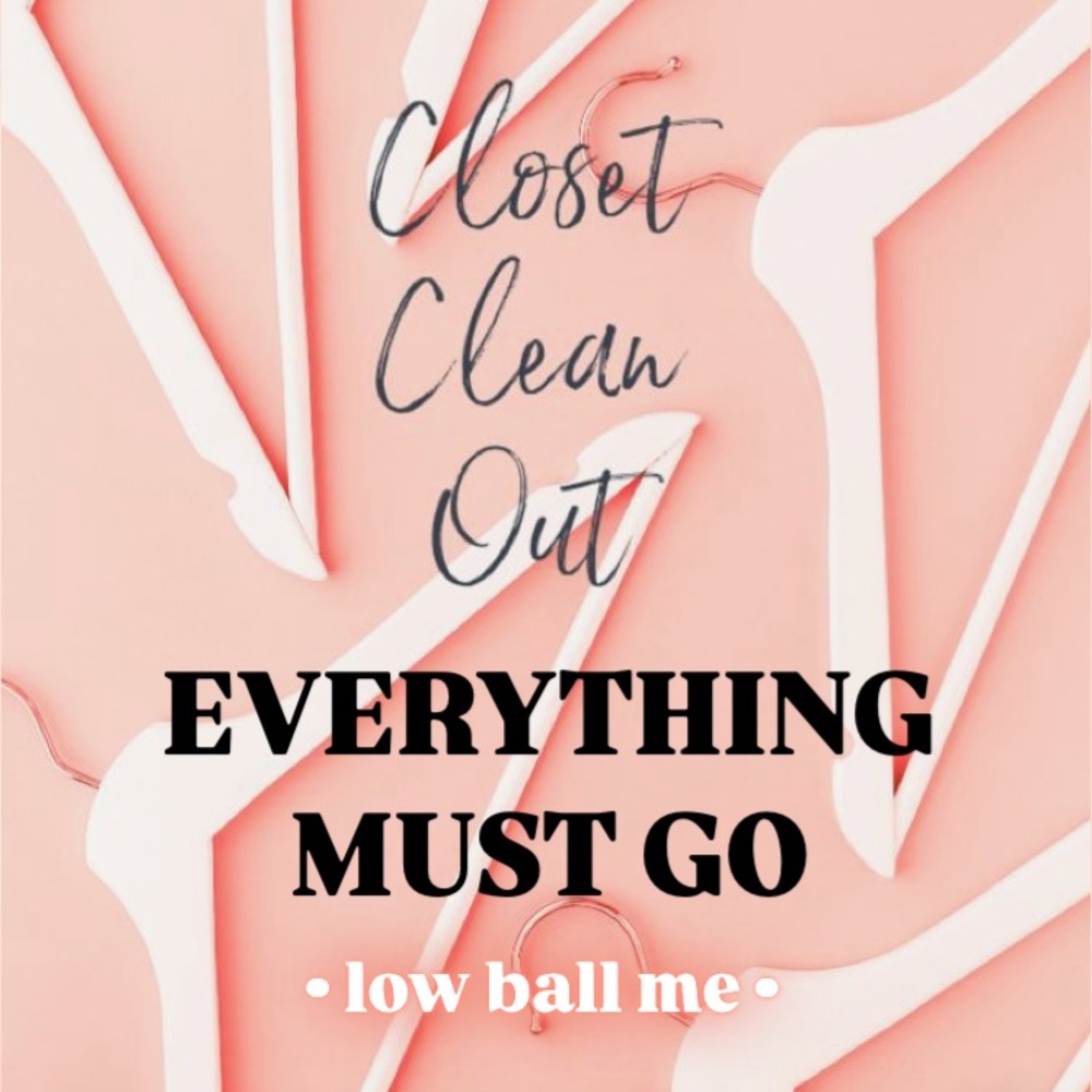 CLOSET CLEAN OUT!